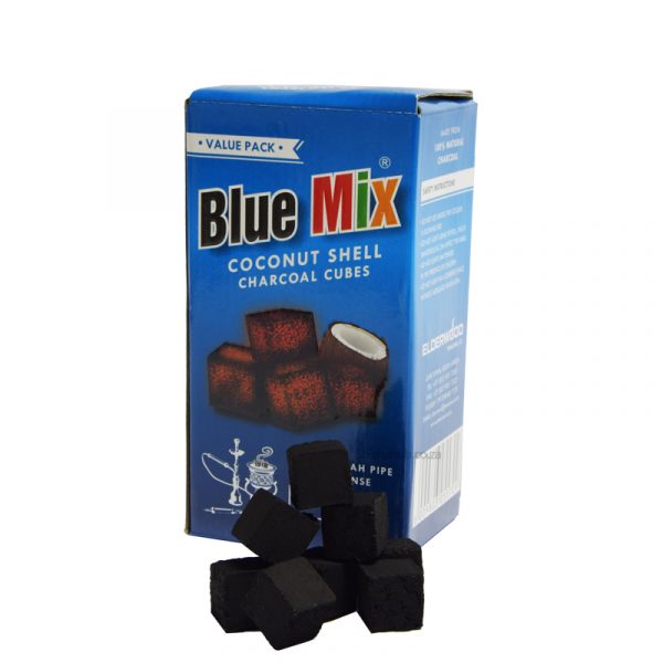 Amaren Blue Mix Coconut Charcoal Cubes 1kg - Hubbly Hookah